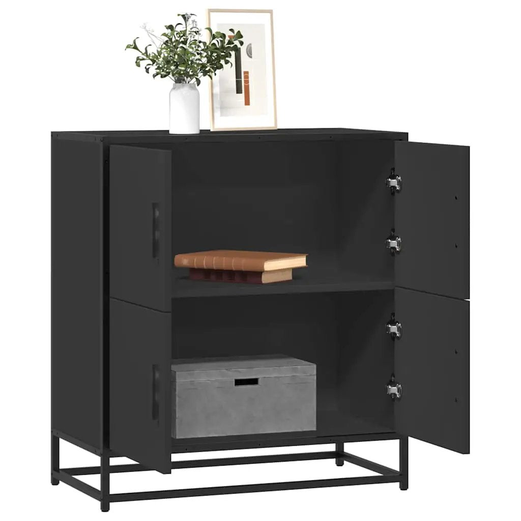 vidaXL vidaXL Sideboard Black 68x35x76 cm Engineered Wood - Sideboard