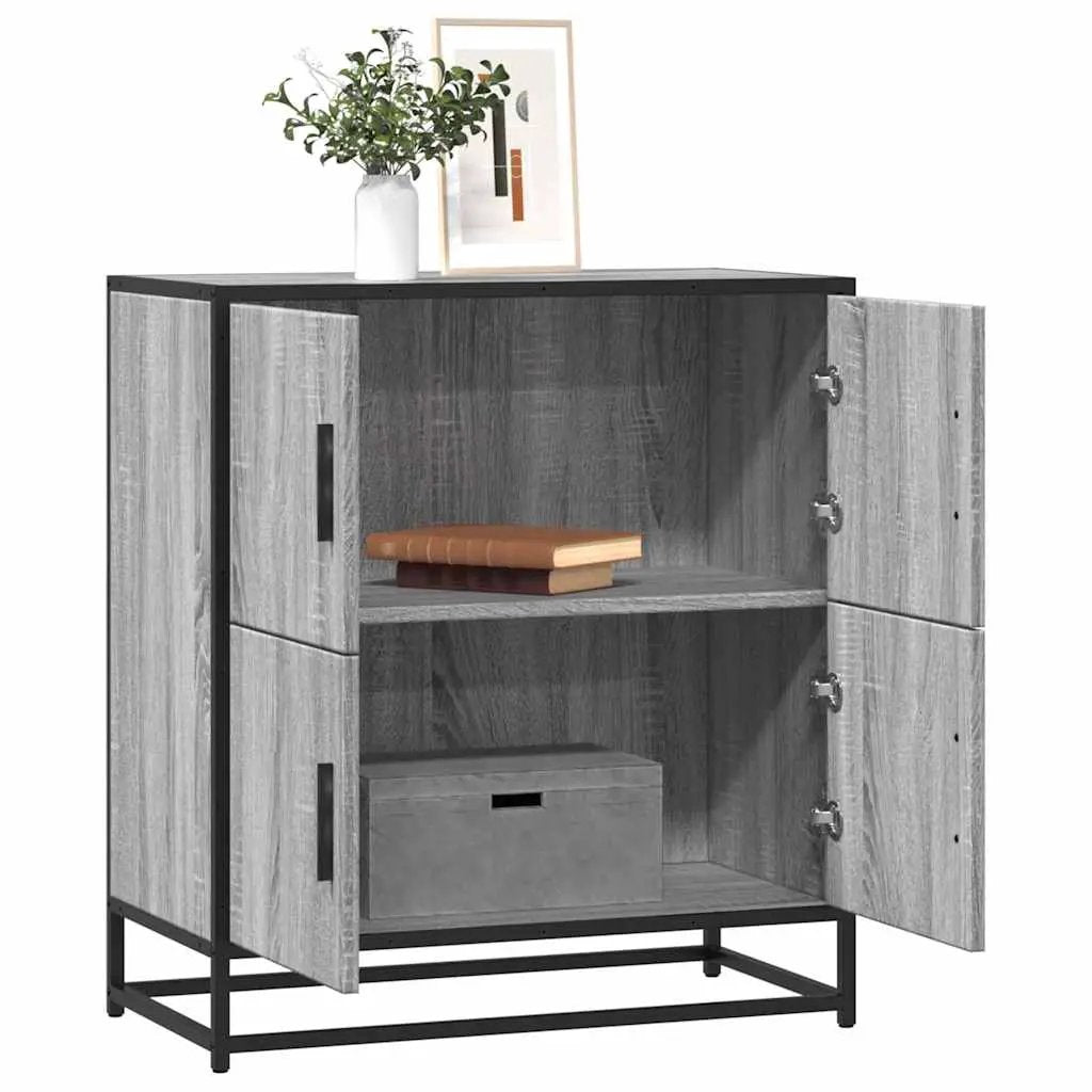 vidaXL vidaXL Sideboard Black 68x35x76 cm Engineered Wood - Sideboard