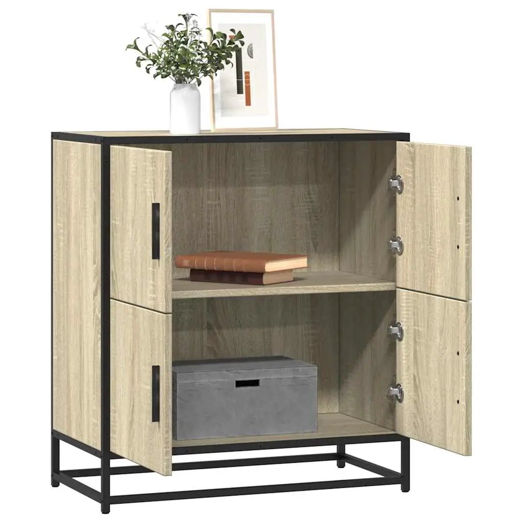 vidaXL vidaXL Sideboard Black 68x35x76 cm Engineered Wood - Sideboard