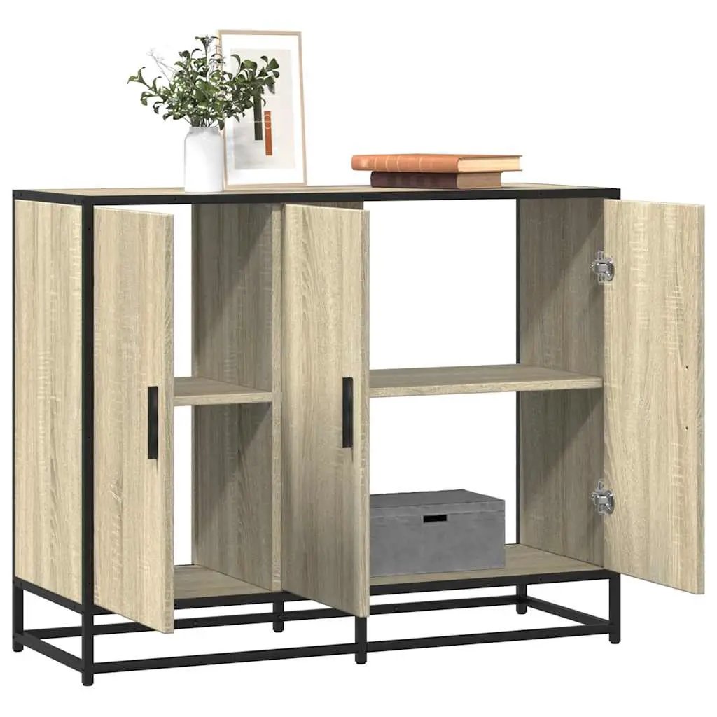 vidaXL vidaXL Sideboard Black 94x35x76 cm Engineered Wood - Sideboard