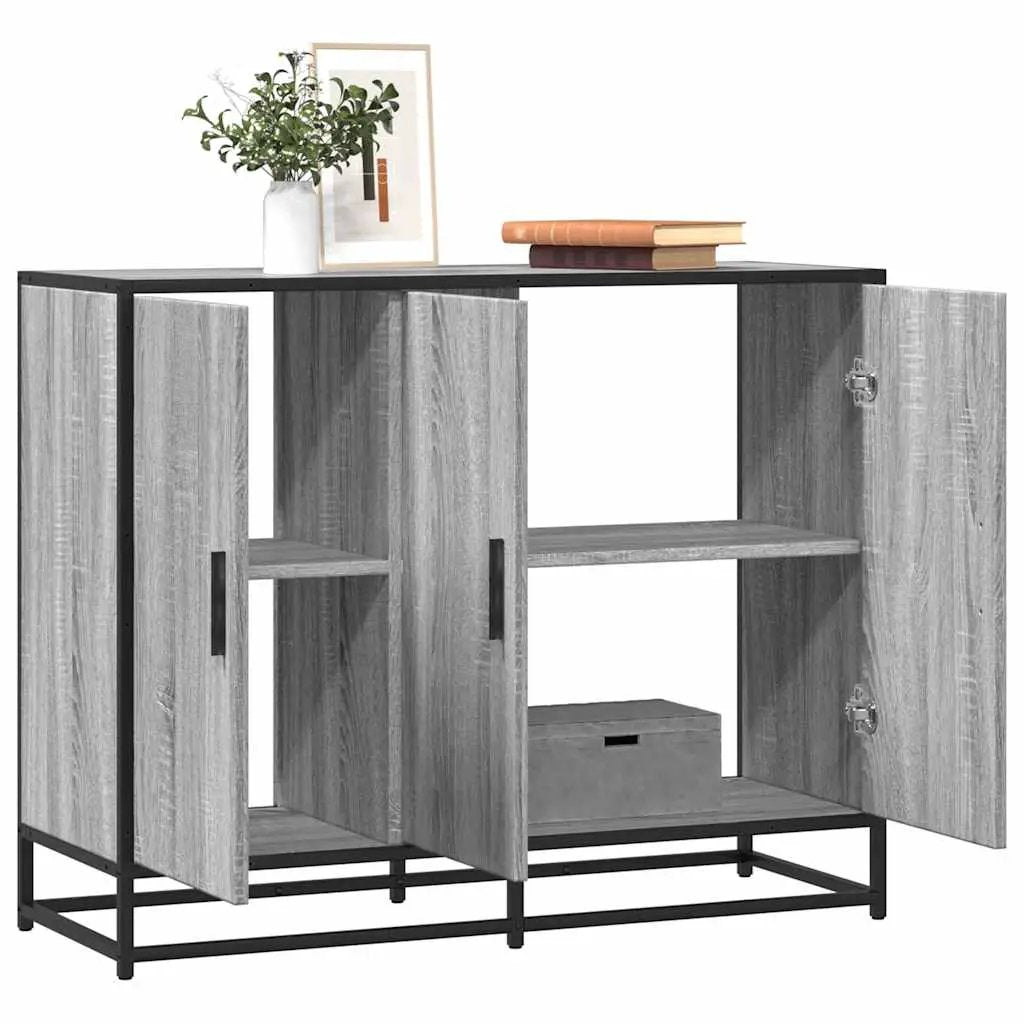 vidaXL vidaXL Sideboard Black 94x35x76 cm Engineered Wood - Sideboard