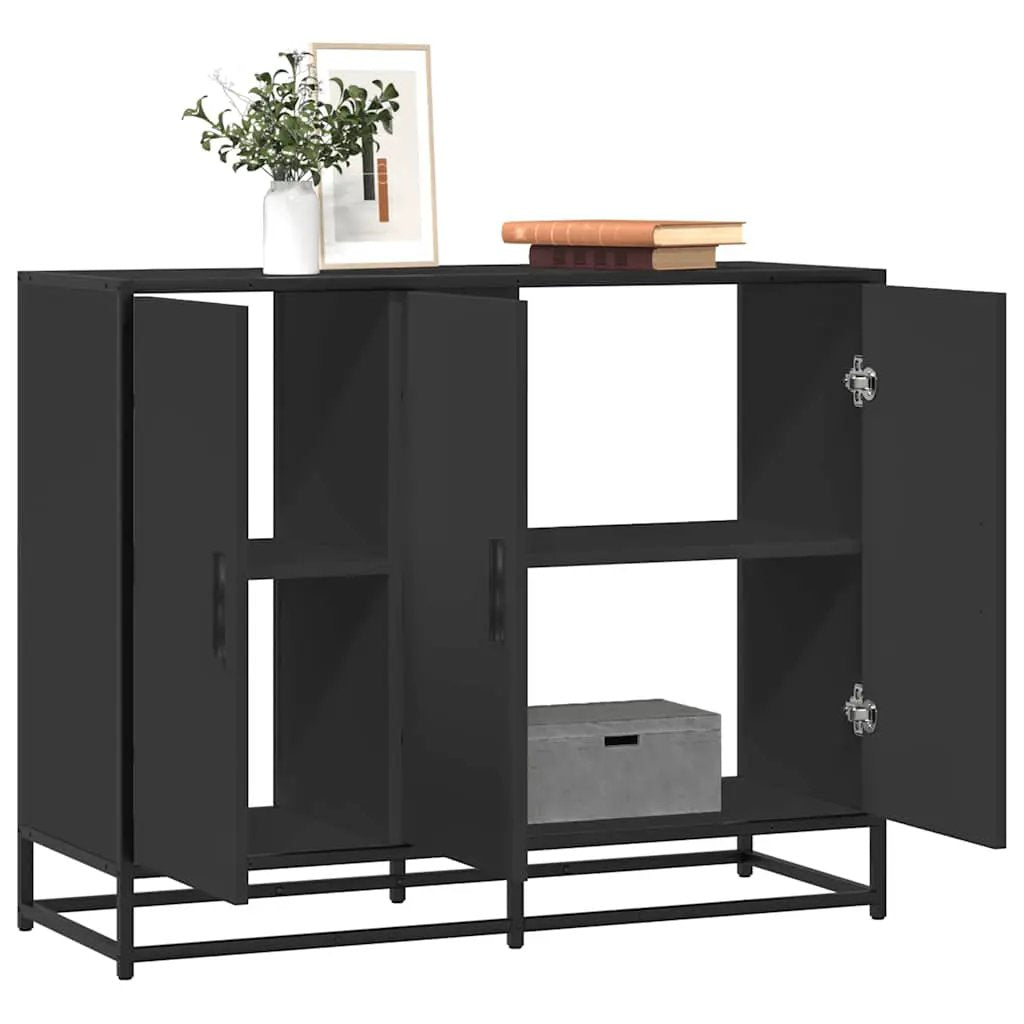 vidaXL vidaXL Sideboard Black 94x35x76 cm Engineered Wood - Sideboard