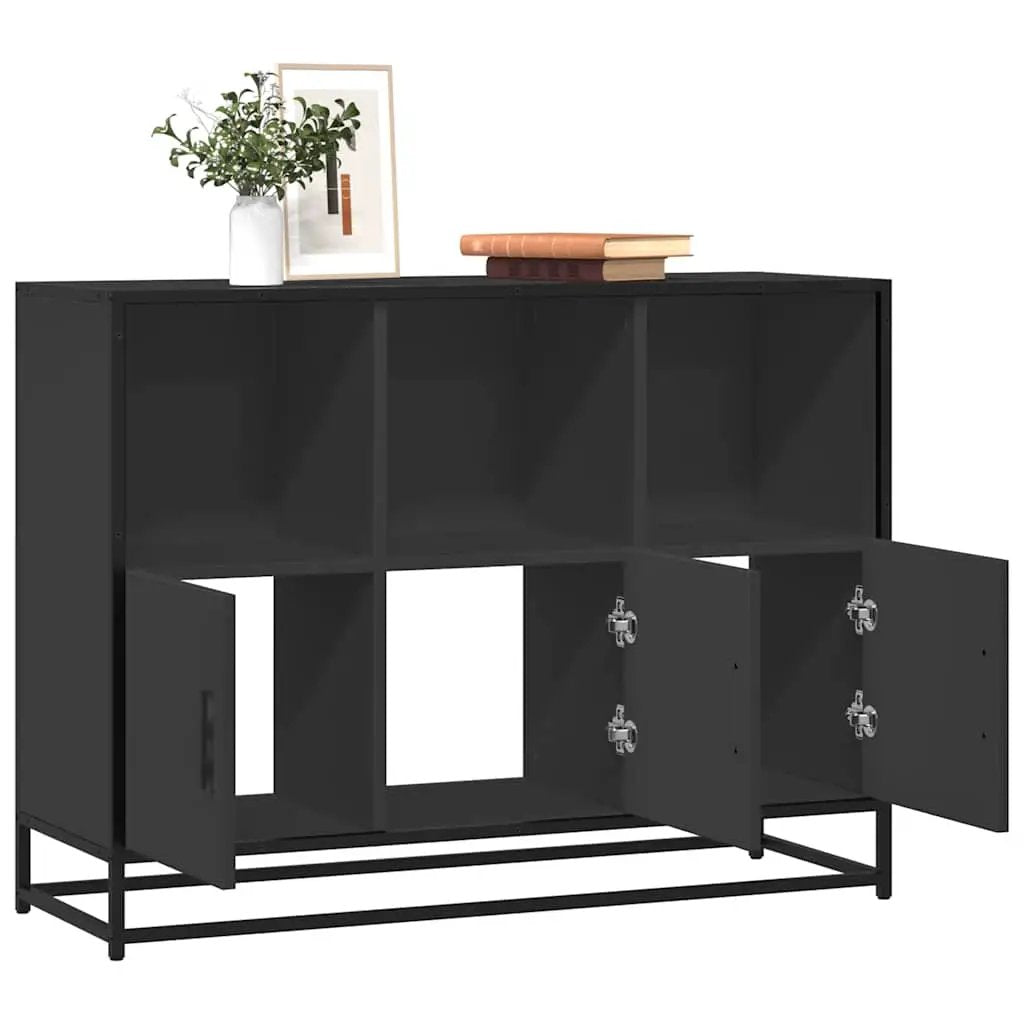 vidaXL vidaXL Sideboard Black 100x35x76 cm Engineered Wood - Sideboard