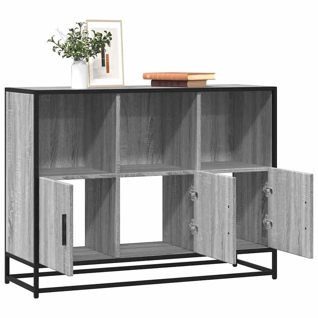 vidaXL vidaXL Sideboard Black 100x35x76 cm Engineered Wood - Sideboard