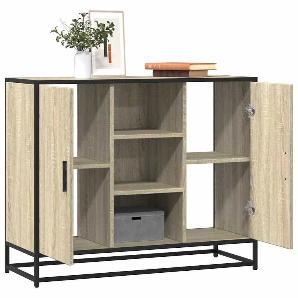 vidaXL vidaXL Sideboard Black 92x35x76 cm Engineered Wood - Sideboard
