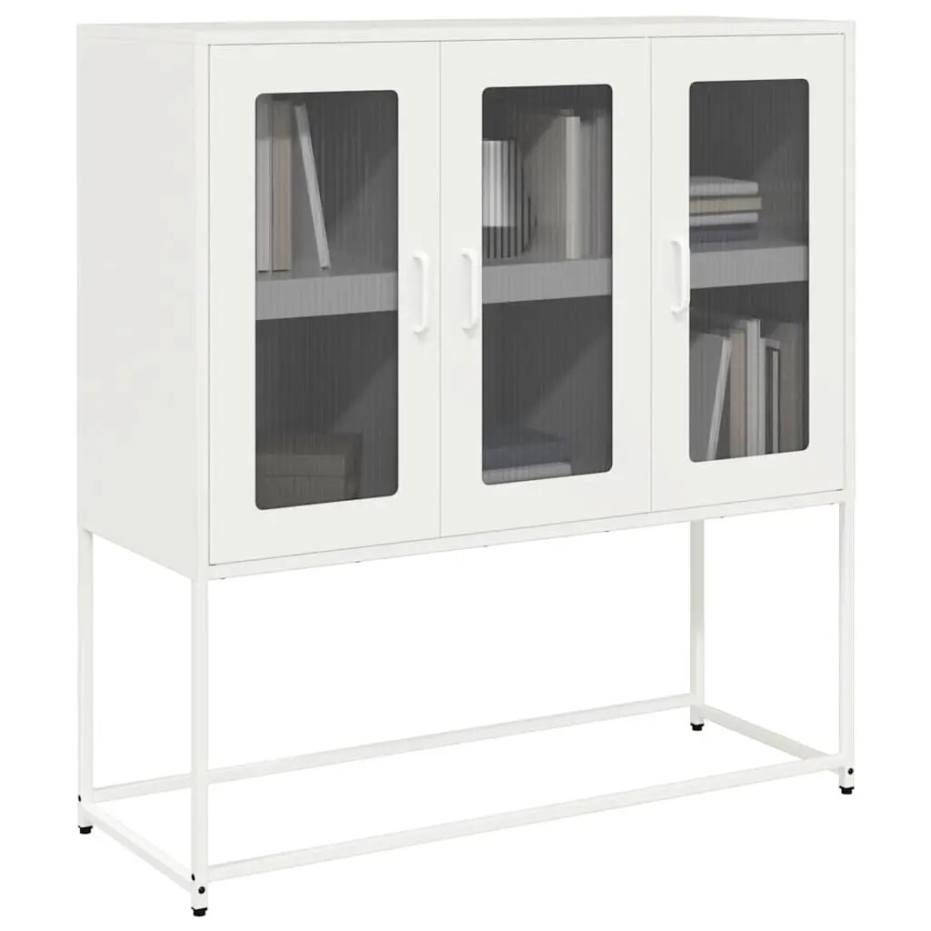 vidaXL vidaXL Sideboard Black 100.5x39x107 cm Cold-rolled Steel - Sideboard