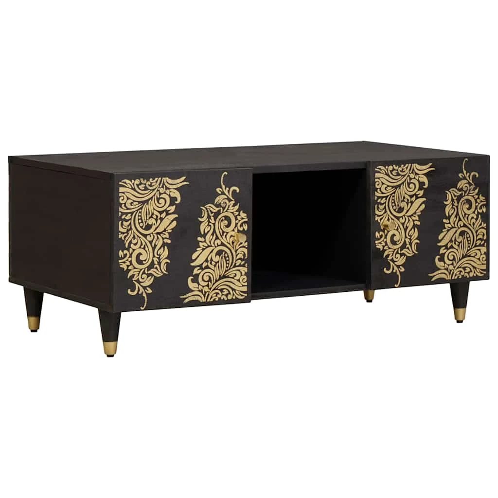 vidaXL VidaXL Coffee Table 100x54x40 Mango Gold Pattern - Coffee Table