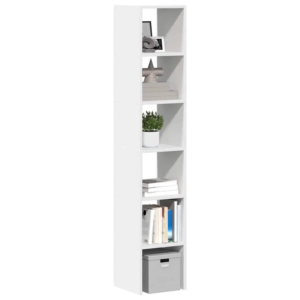 vidaXL vidaXL Bookcase Stackable White 30x30x80 cm Engineered Wood - Bookcase