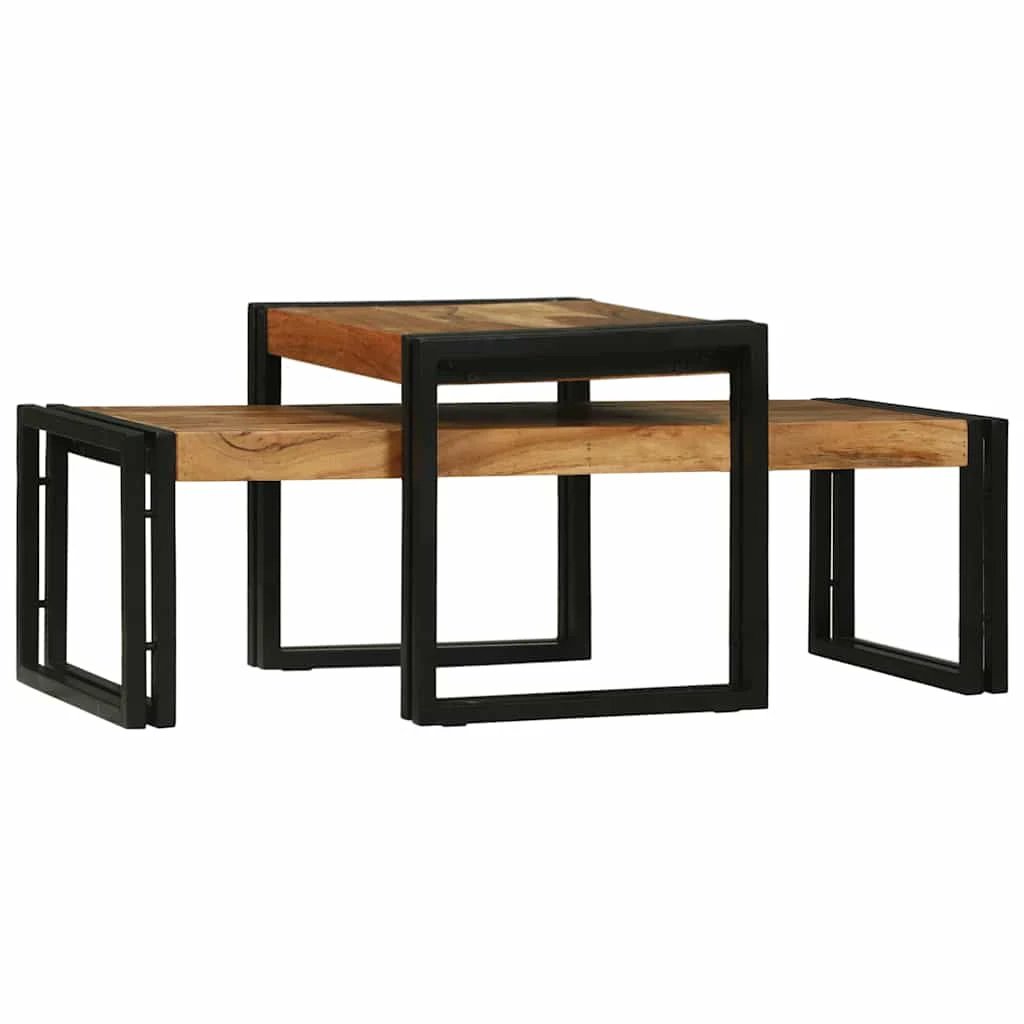vidaXL VidaXL Coffee Table 48x40x40 Solid Mango Wood - Coffee Table