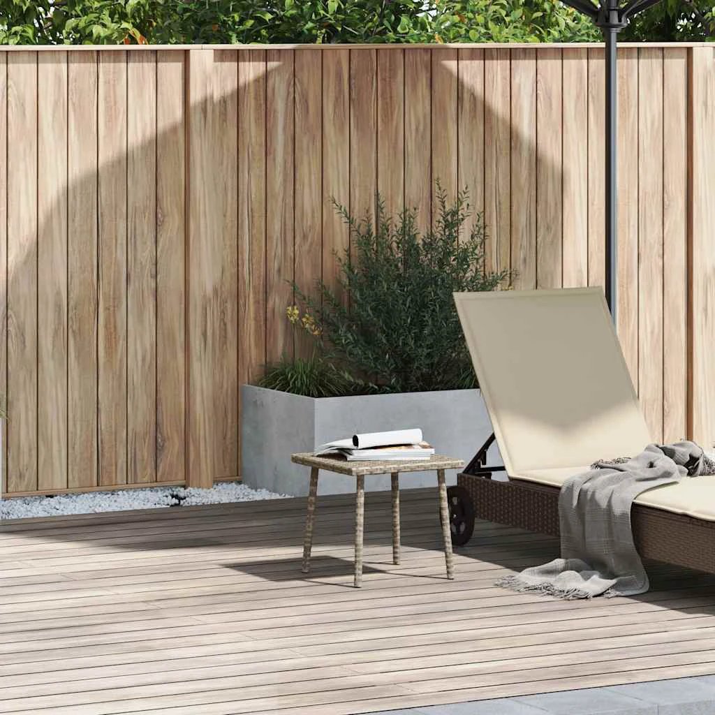 vidaXL vidaXL Garden Coffee Table 40x40x37cm PolyRattan - Coffee Table
