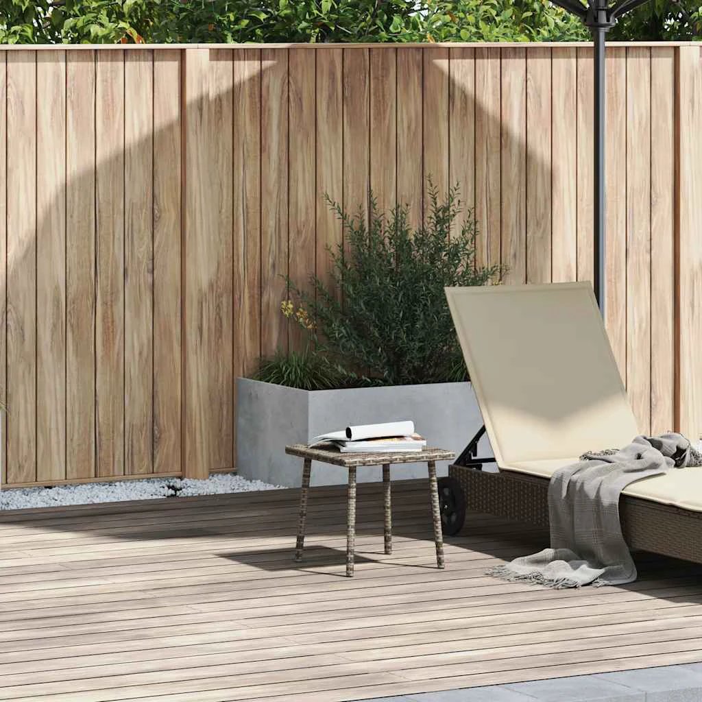 vidaXL vidaXL Garden Coffee Table 40x40x37cm PolyRattan - Coffee Table