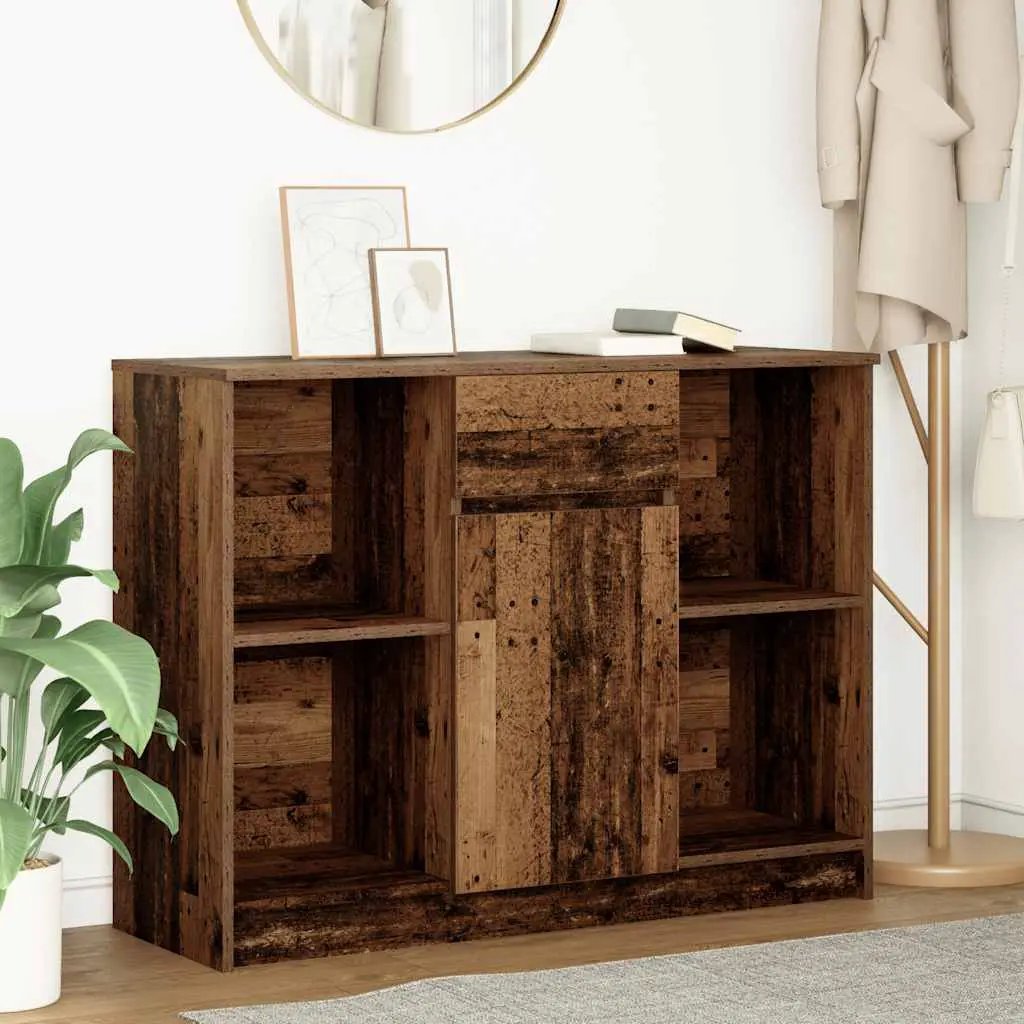 vidaXL vidaXL Sideboard with Drawer White 101x35x76 cm Engineered Wood - Sideboard