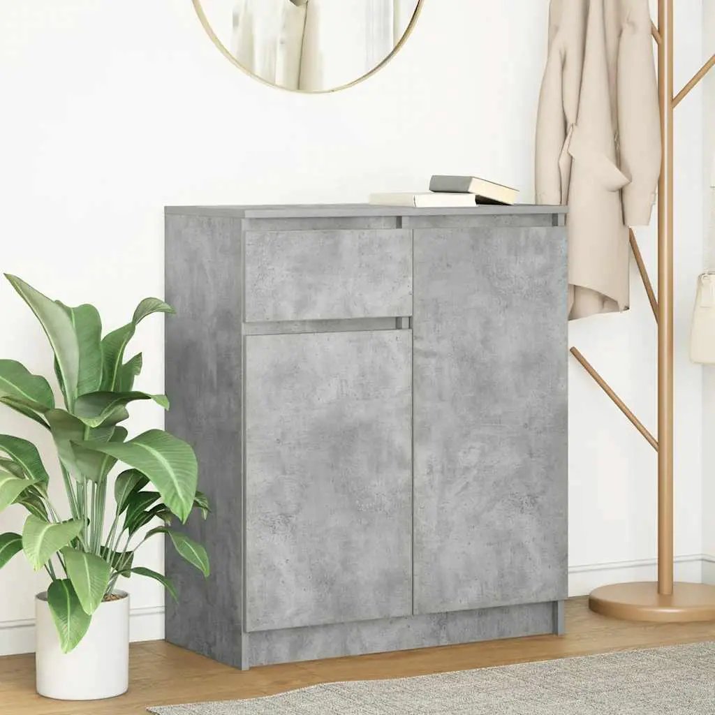 vidaXL vidaXL Sideboard with Drawer White 71x35x84 cm Engineered Wood - Sideboard