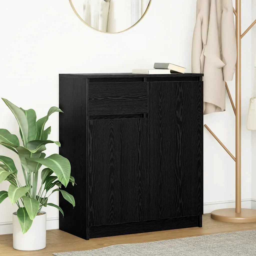 vidaXL vidaXL Sideboard with Drawer White 71x35x84 cm Engineered Wood - Sideboard