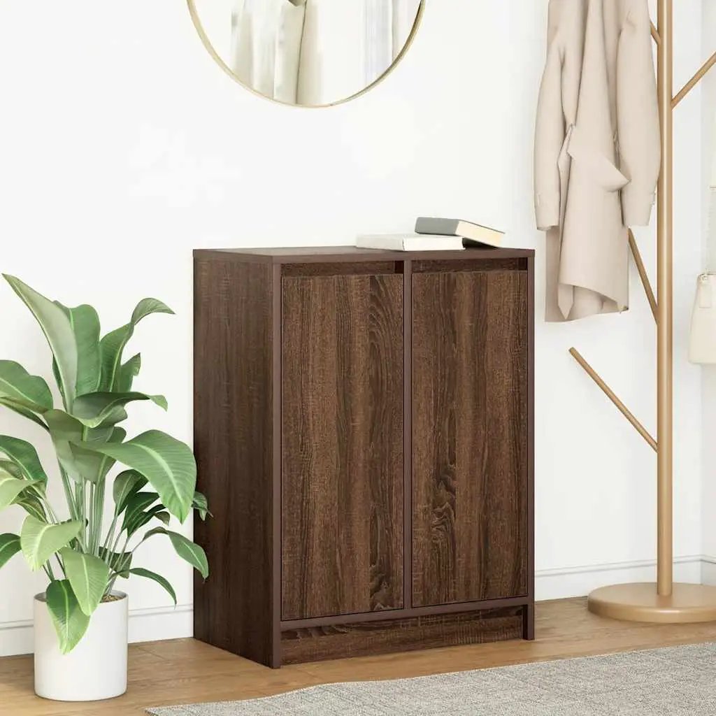 vidaXL vidaXL Sideboard White 57x34x76 cm Engineered Wood - Sideboard
