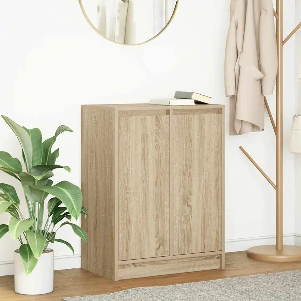 vidaXL vidaXL Sideboard White 57x34x76 cm Engineered Wood - Sideboard