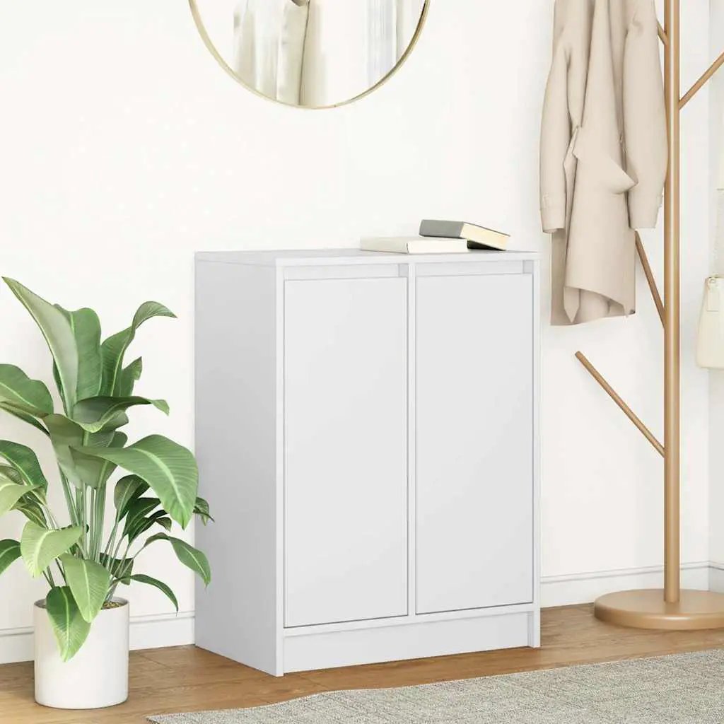vidaXL vidaXL Sideboard White 57x34x76 cm Engineered Wood - Sideboard