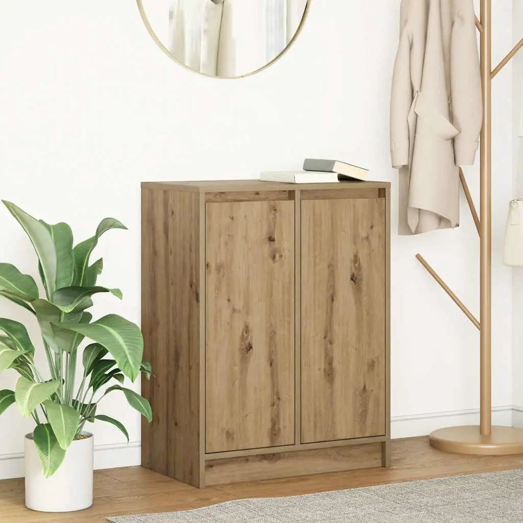 vidaXL vidaXL Sideboard White 57x34x76 cm Engineered Wood - Sideboard