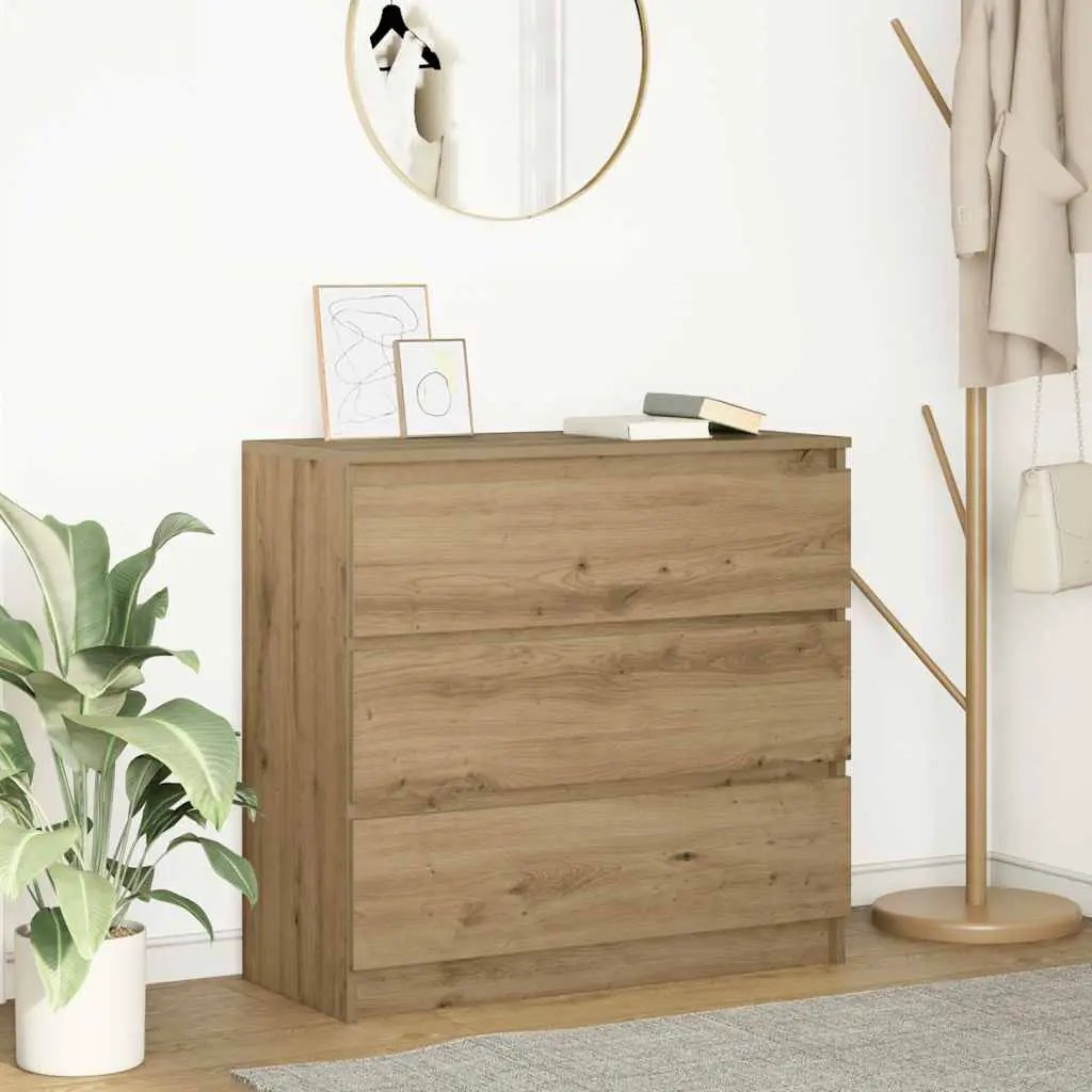 vidaXL vidaXL Sideboard White 80x35x76 cm Engineered Wood - Sideboard