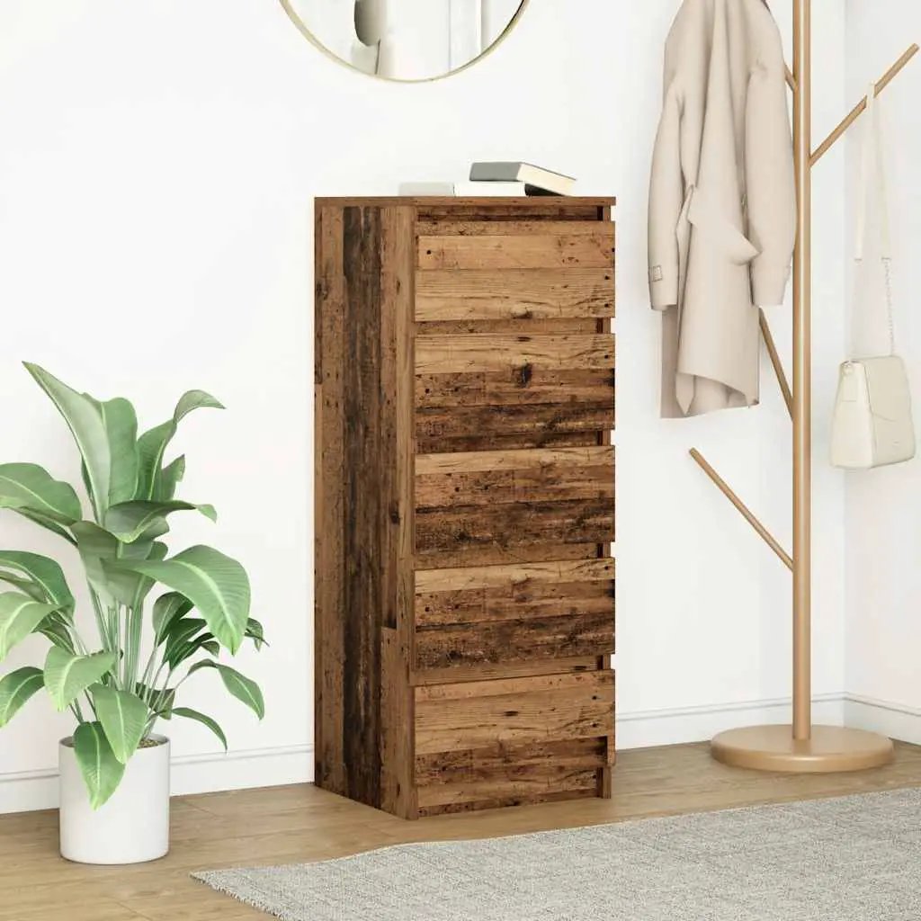 vidaXL vidaXL Sideboard with Drawers White 37.5x35x99 cm Engineered Wood - Sideboard