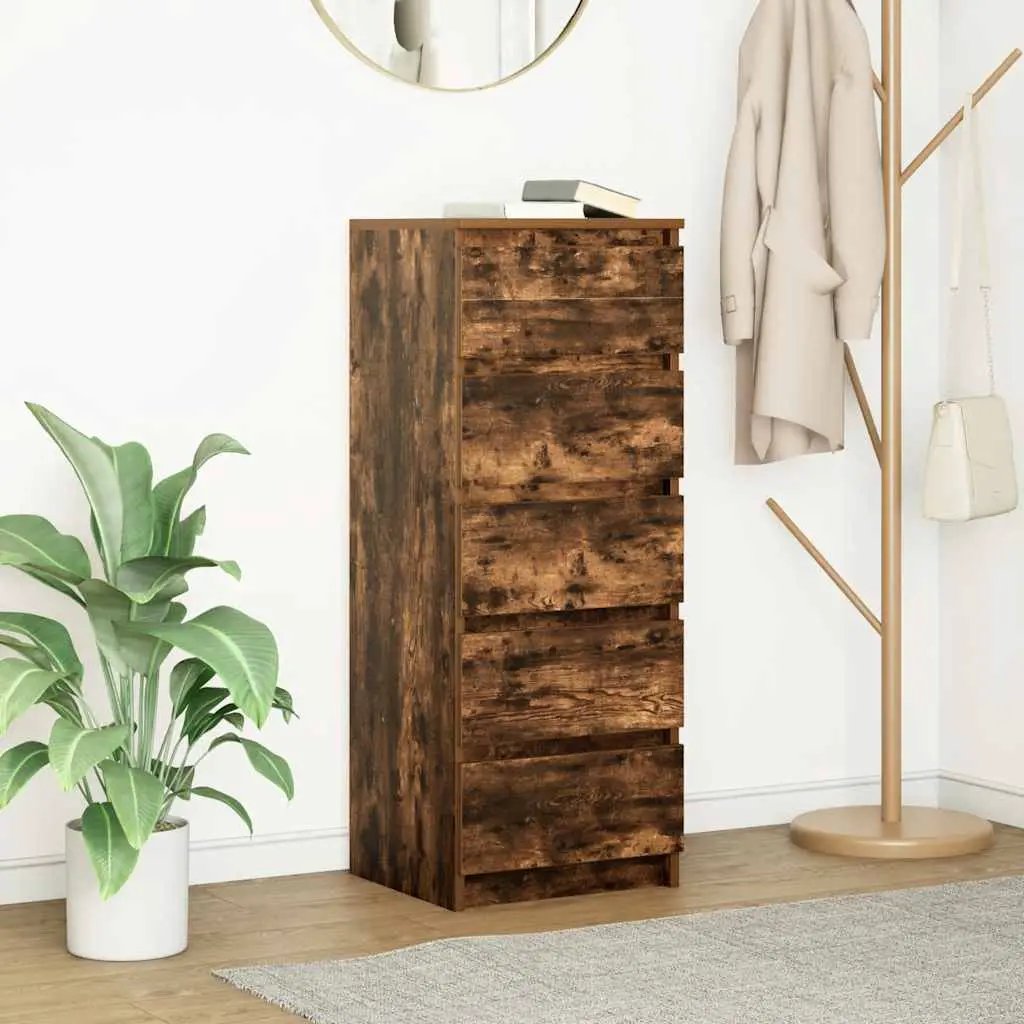 vidaXL vidaXL Sideboard with Drawers White 37.5x35x99 cm Engineered Wood - Sideboard