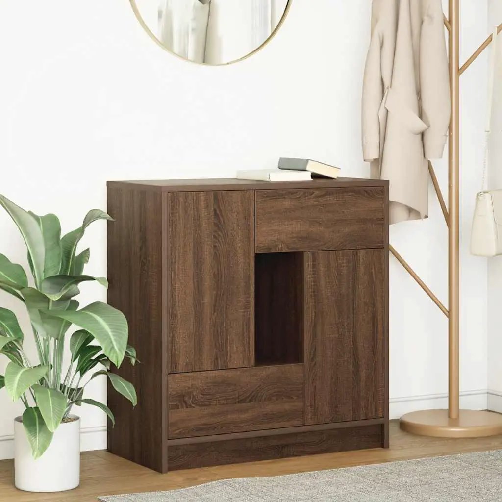 vidaXL vidaXL Sideboard with Drawers and Doors White 70.5x34x74.5 cm - Sideboard