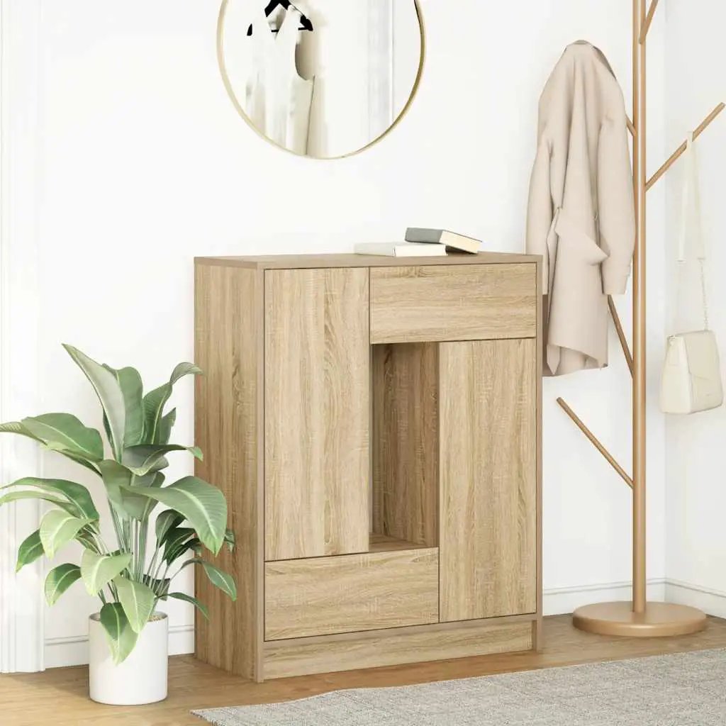 vidaXL vidaXL Sideboard with Drawers and Doors White 73x31x90 cm - Sideboard