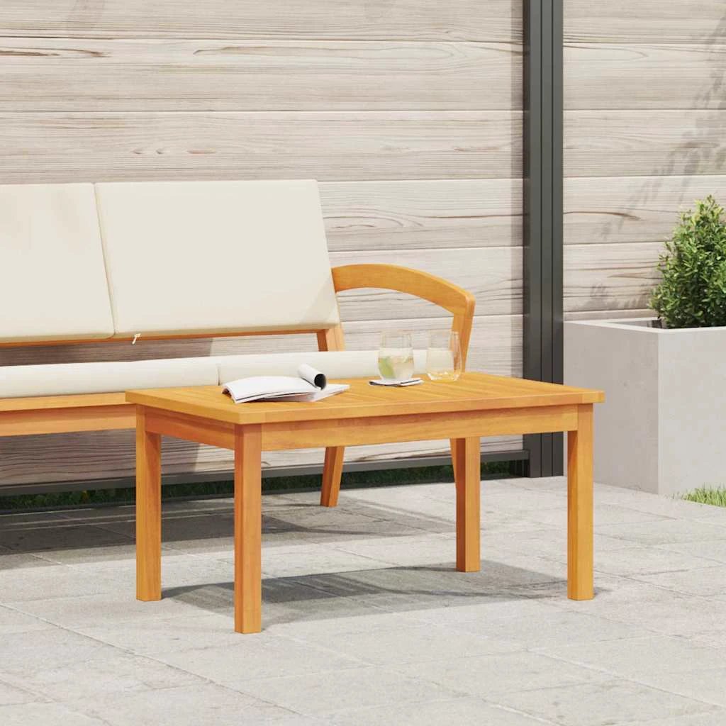 vidaXL VidaXL Outdoor Coffee Table Acacia Wood Oil Finish Standard Size For Garden Terrace - Coffee Table