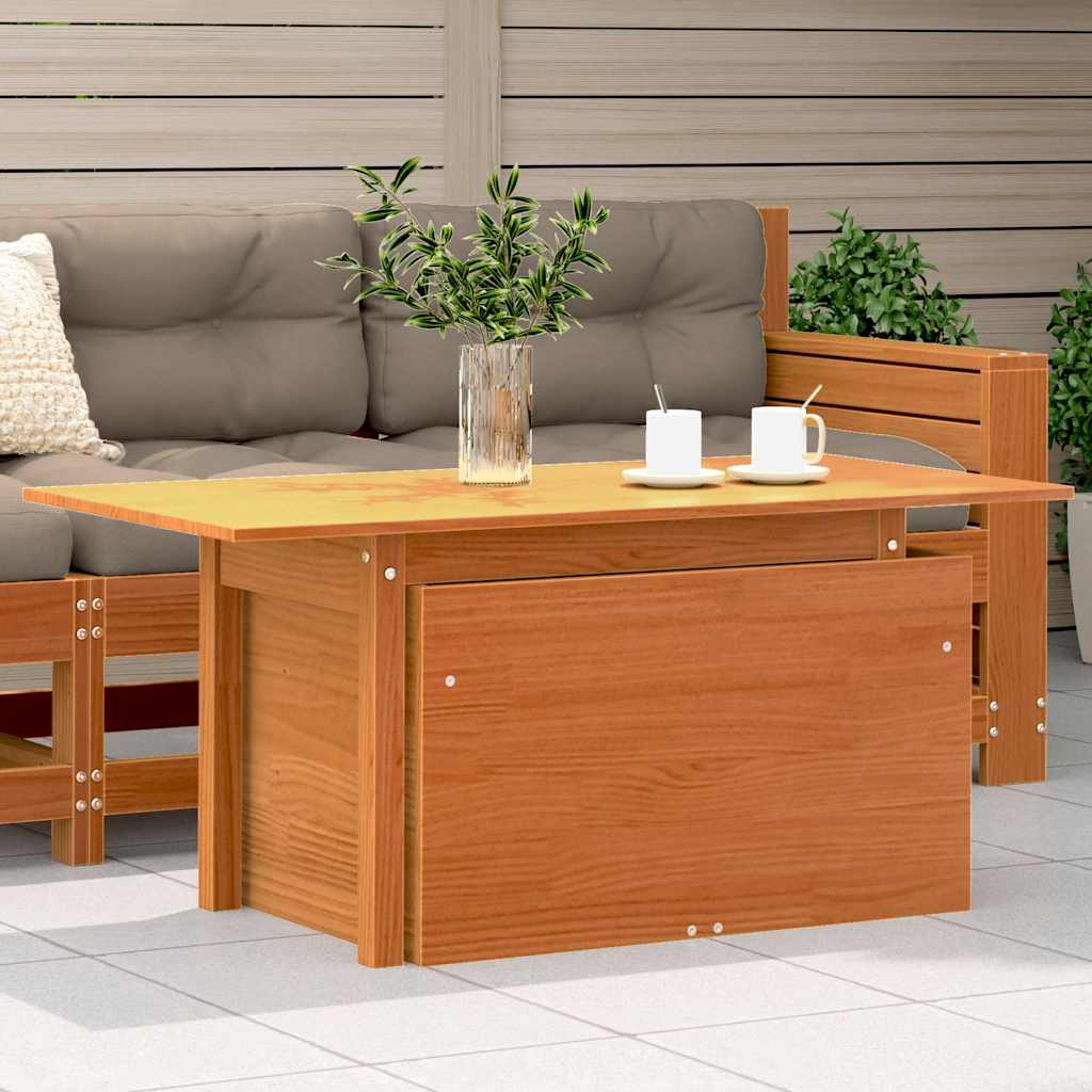 vidaXL vidaXL Garden Sofa | Natural Pine | Solid Pine Wood | Standard | Foldable - Garden Sofa Sets