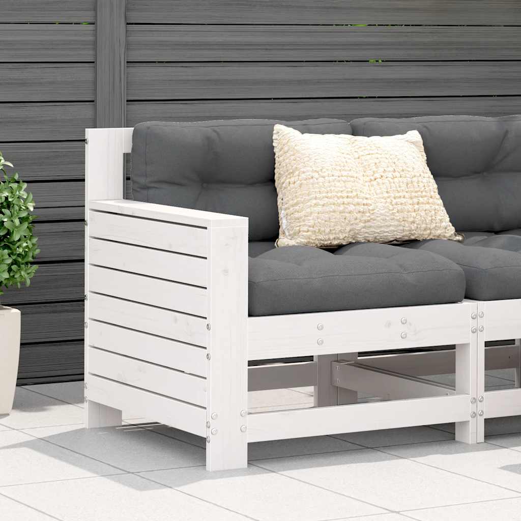 vidaXL vidaXL Garden Sofa | Natural Pine | Solid Pine Wood | Standard | Foldable - Garden Sofa Sets