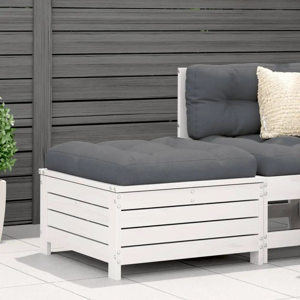 vidaXL vidaXL Garden Armrest Sofa with Cushion Solid Wood Pine - Garden Sofa Sets