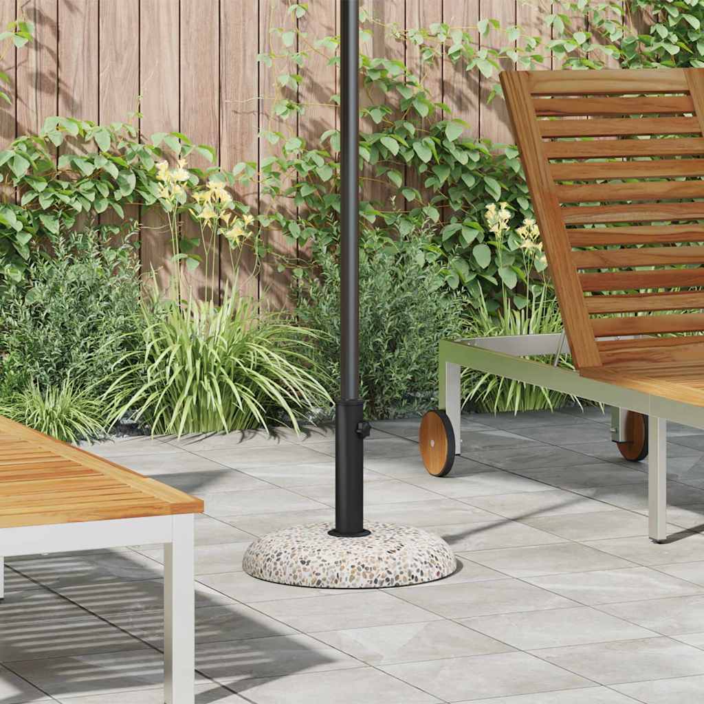 vidaXL vidaXL Parasol Base 21kg Multicolour Concrete Round - Parasol