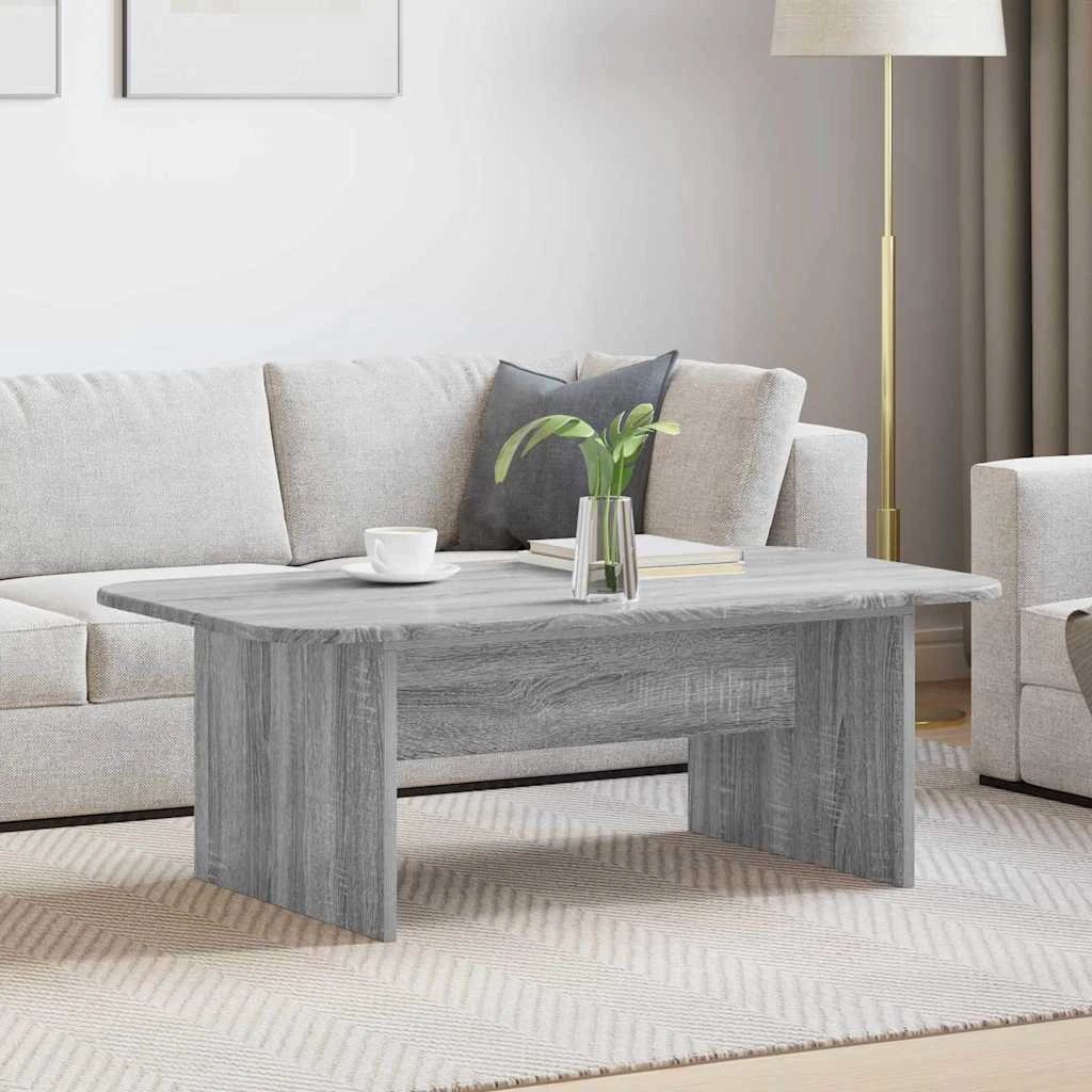 vidaXL VidaXL Coffee Table 93 x 53 x 33 Cm White Engineered Wood Smooth Finish Living Room - Coffee Table