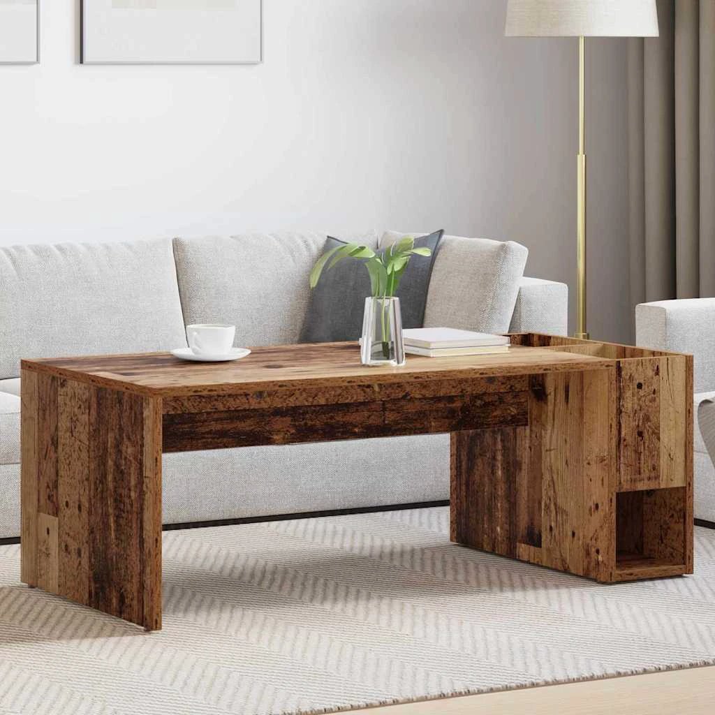 vidaXL VidaXL Coffee Table 101.5x50x37 Eng Wood Living - Coffee Table