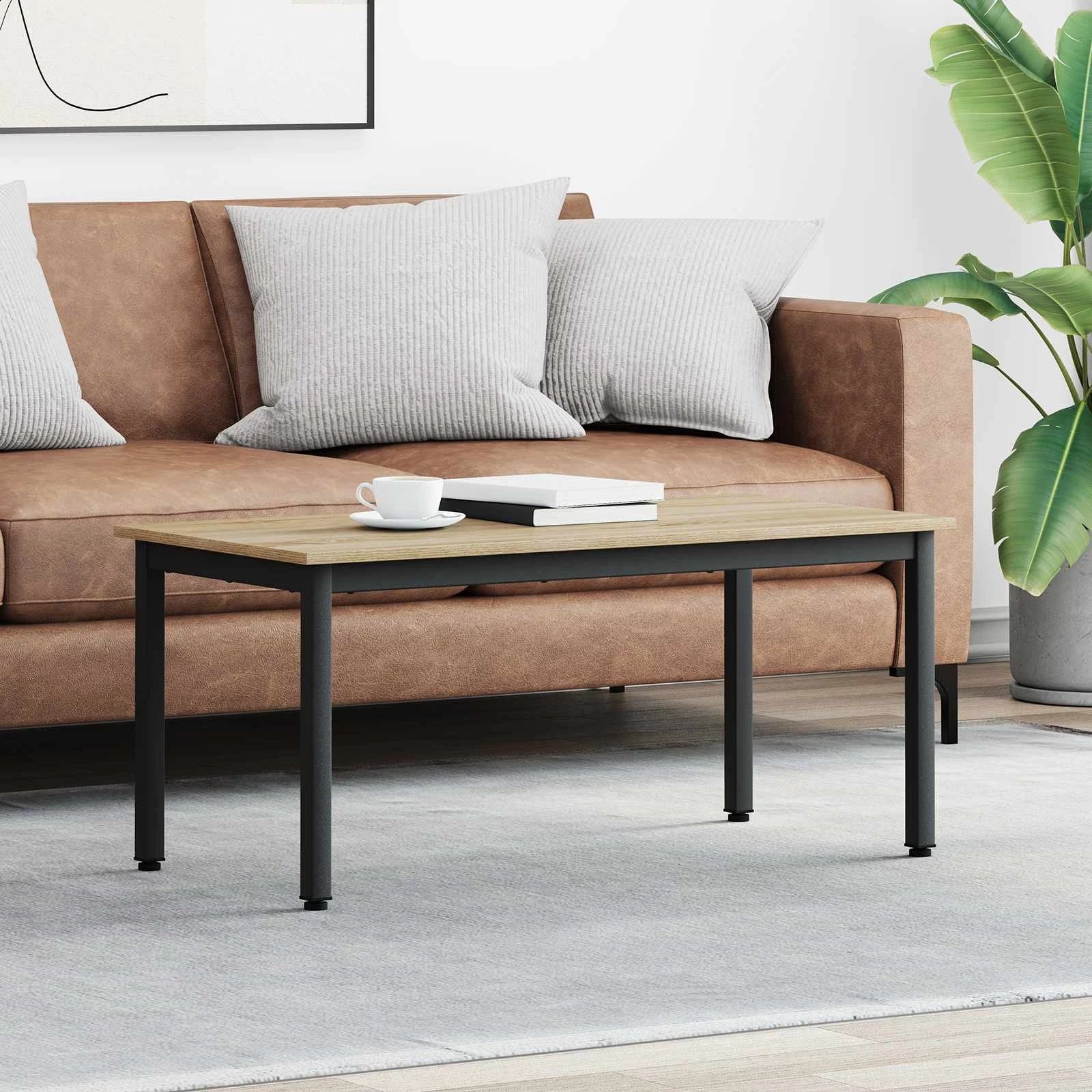 VidaXL Coffee Table 40 X 40 X 36 Cm Engineered Wood Durable Finish for Living Room by vidaXL