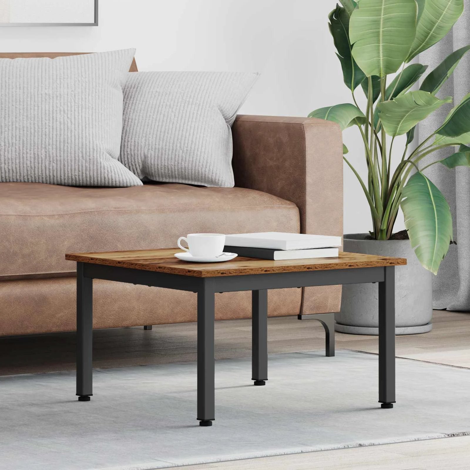 VidaXL Coffee Table 40 X 40 X 36 Cm Engineered Wood Durable Finish for Living Room by vidaXL