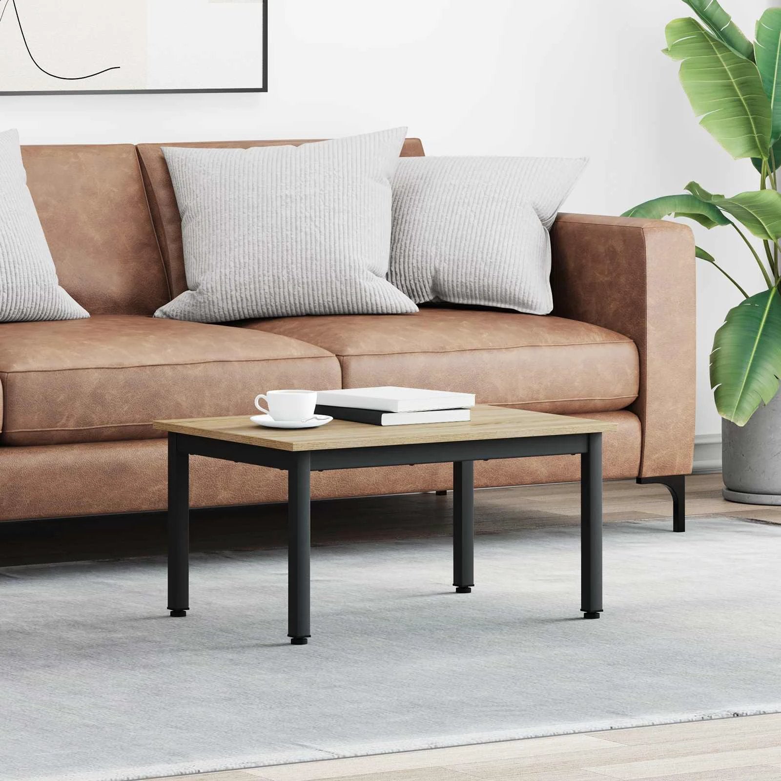 vidaXL VidaXL Coffee Table 40 X 40 X 36 Cm Engineered Wood Durable Finish for Living Room - Coffee Table