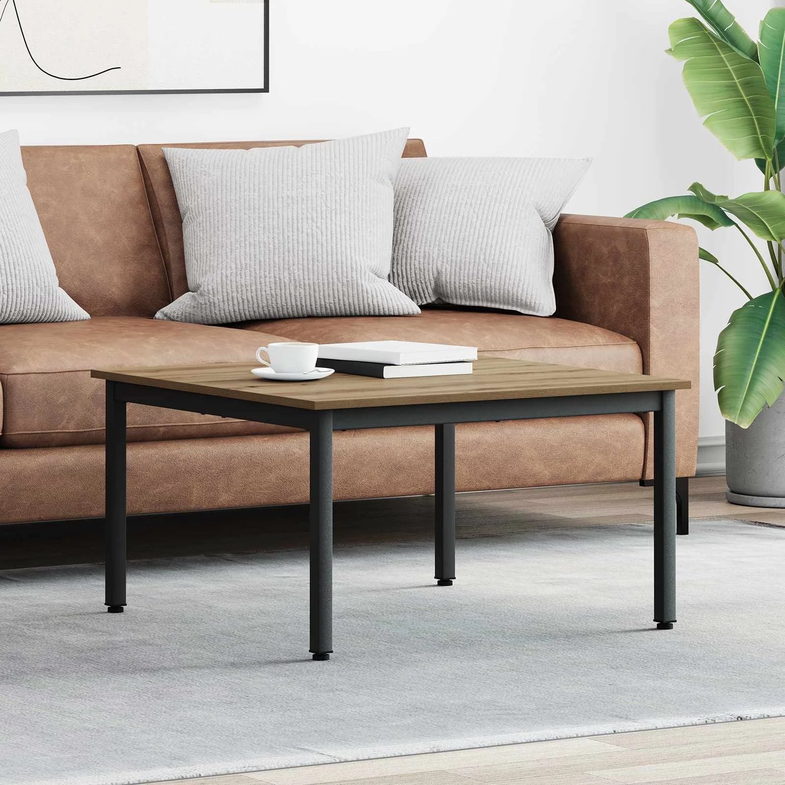vidaXL VidaXL Coffee Table 40 X 40 X 36 Cm Engineered Wood Durable Finish for Living Room - Coffee Table