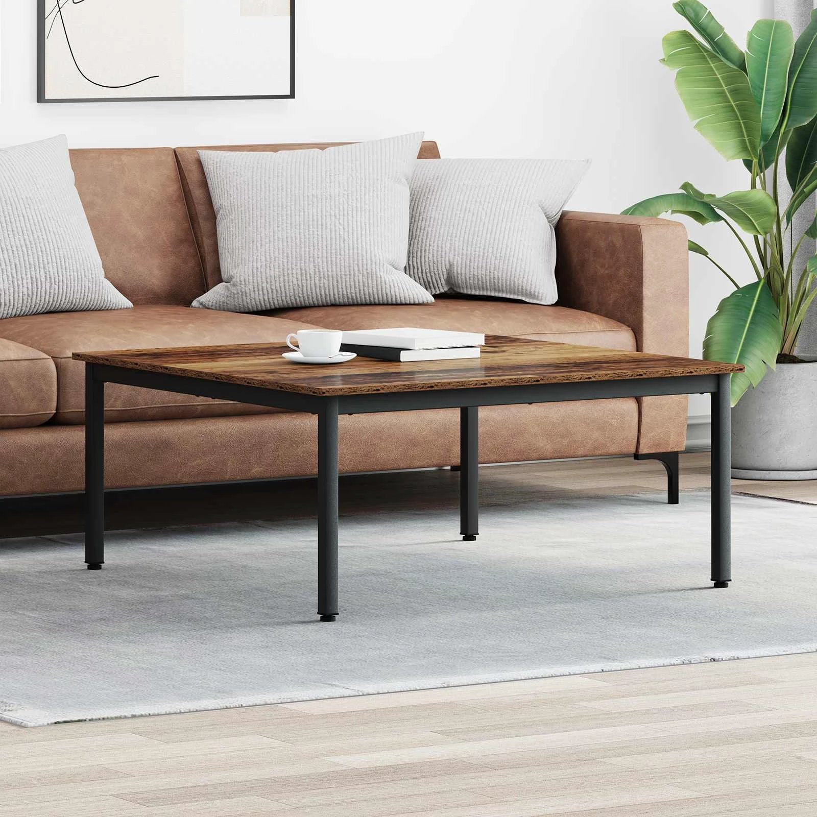 vidaXL VidaXL Coffee Table 40 X 40 X 36 Cm Engineered Wood Durable Finish for Living Room - Coffee Table