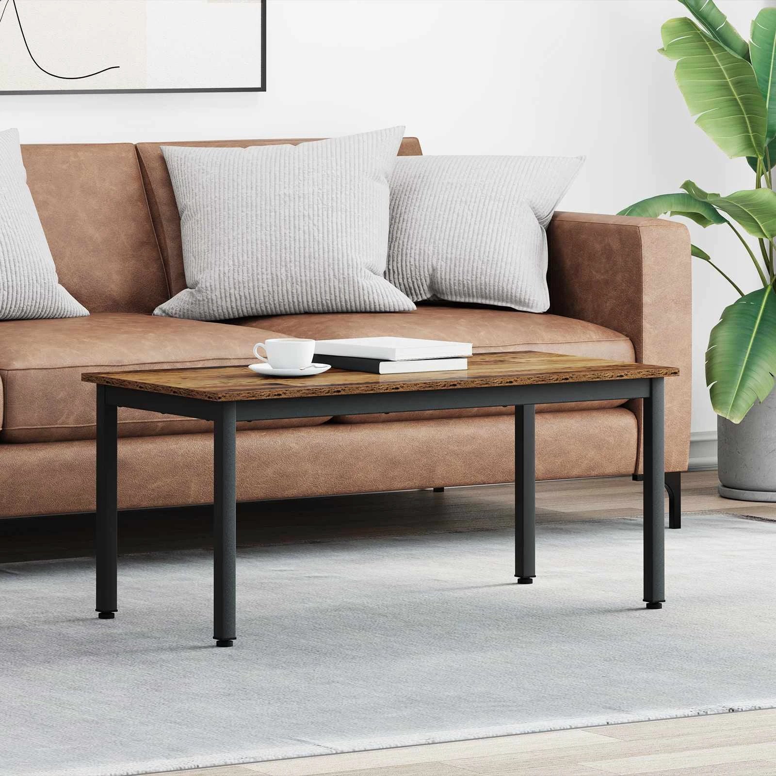 VidaXL Coffee Table 40 X 40 X 36 Cm Engineered Wood Durable Finish for Living Room by vidaXL