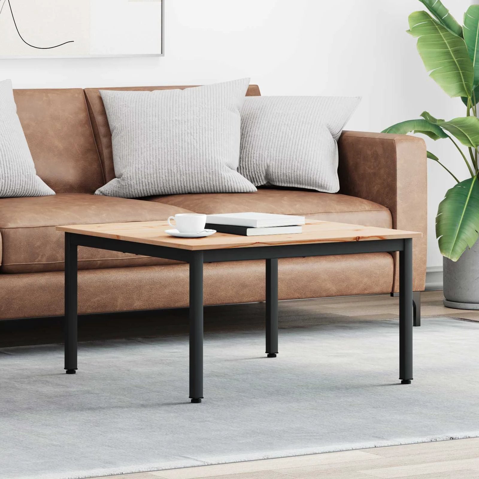 vidaXL VidaXL Coffee Table 40x40x36 cm Solid Pine Home - Coffee Table