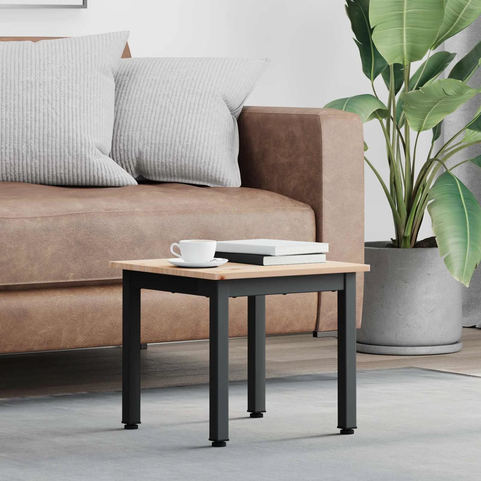 vidaXL VidaXL Coffee Table 40x40x36 cm Solid Pine Home - Coffee Table