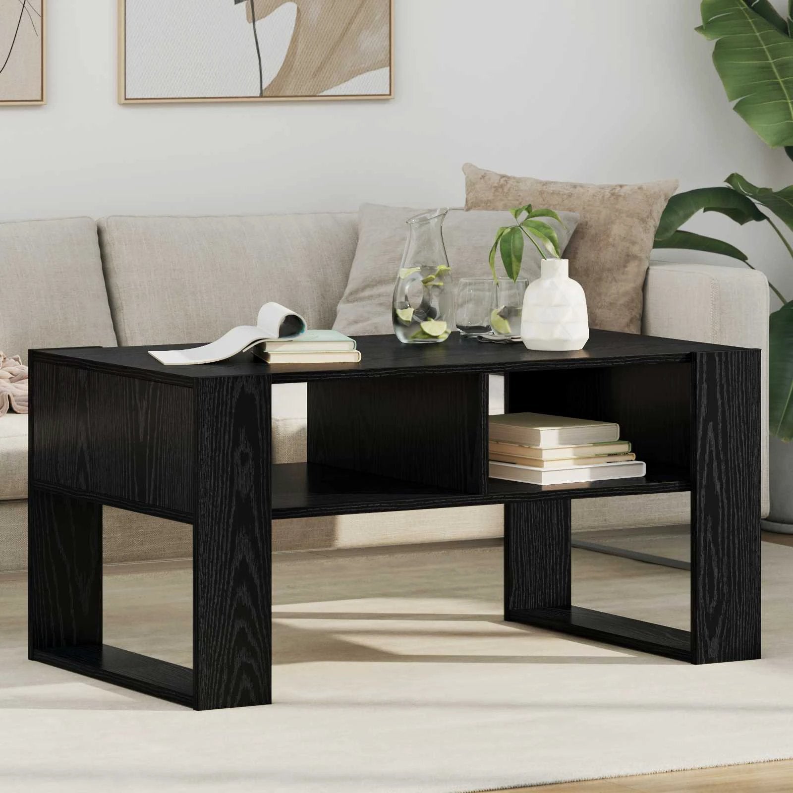 vidaXL VidaXL Coffee Table 92x53x45 Cm Storage Home - Coffee Table