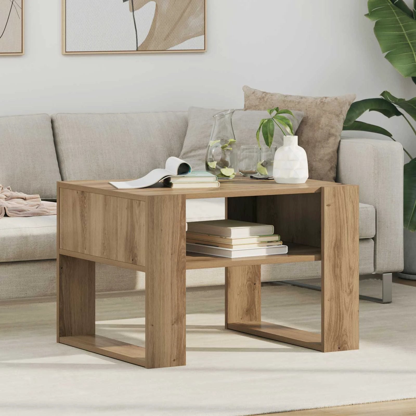 vidaXL VidaXL Coffee Table 92x53x45 Cm Storage Home - Coffee Table