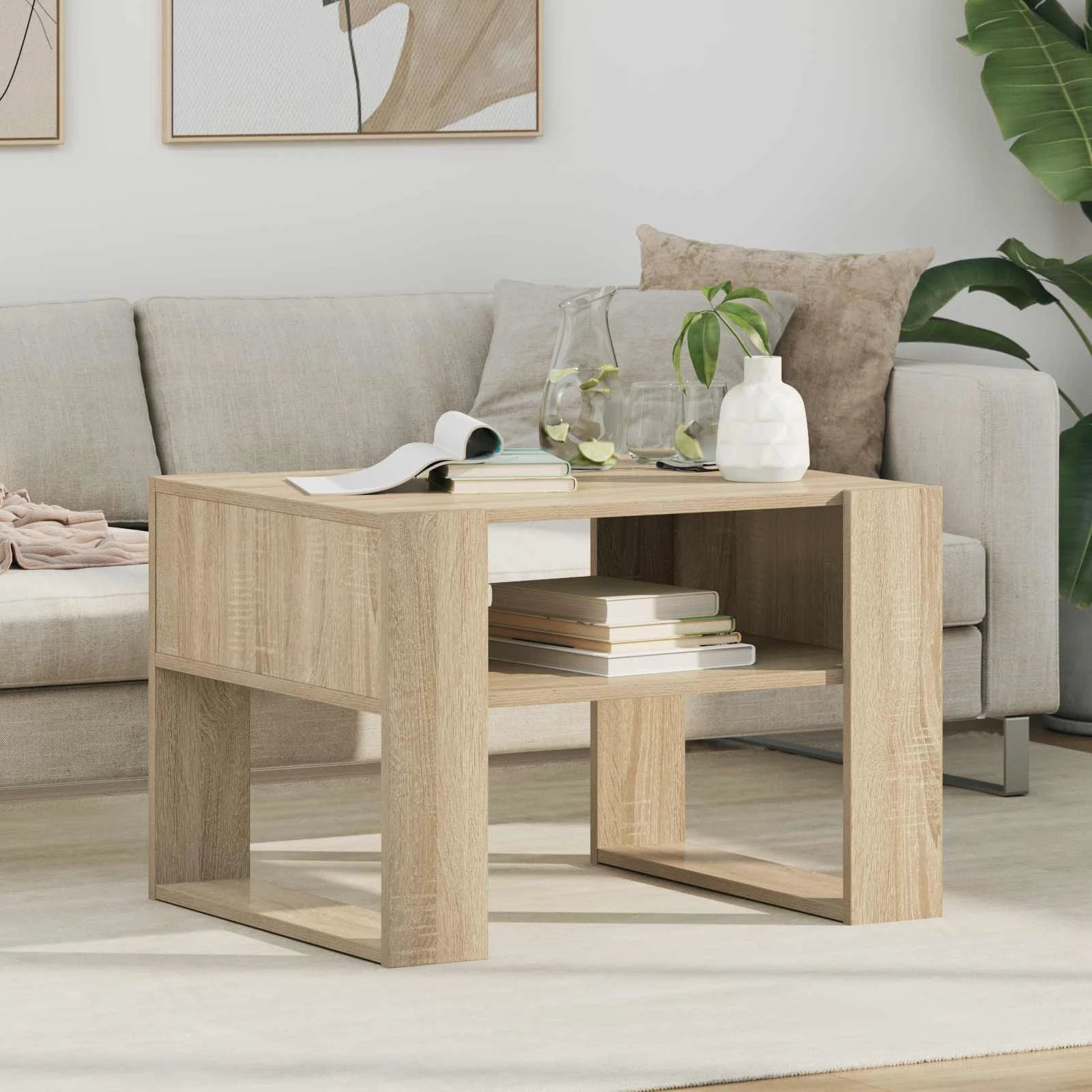 vidaXL VidaXL Coffee Table 92x53x45 Cm Storage Home - Coffee Table