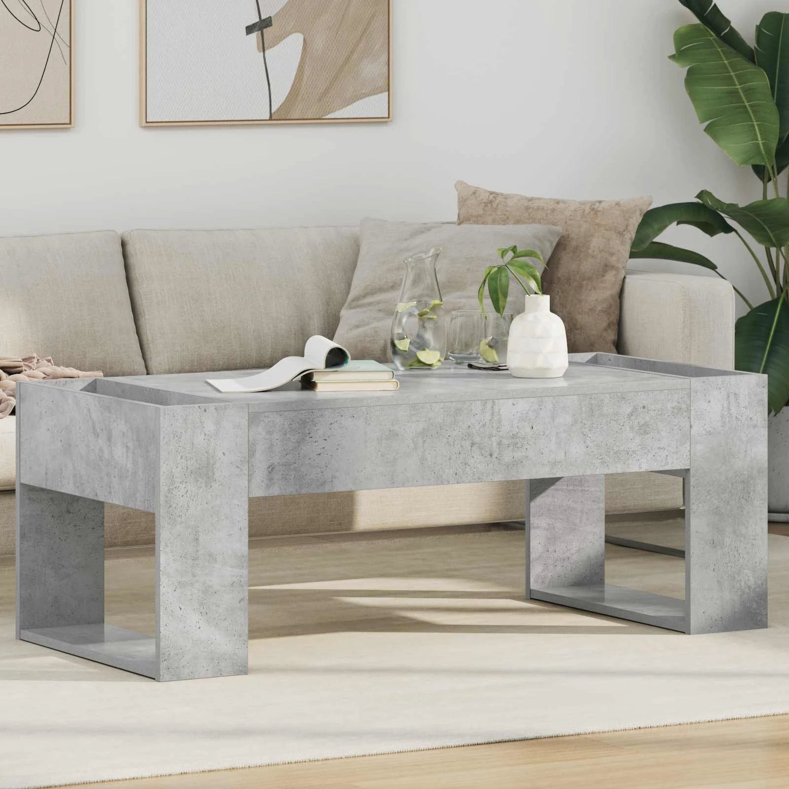 VidaXL Coffee Table 110x50x41 Minimalist Wood by vidaXL