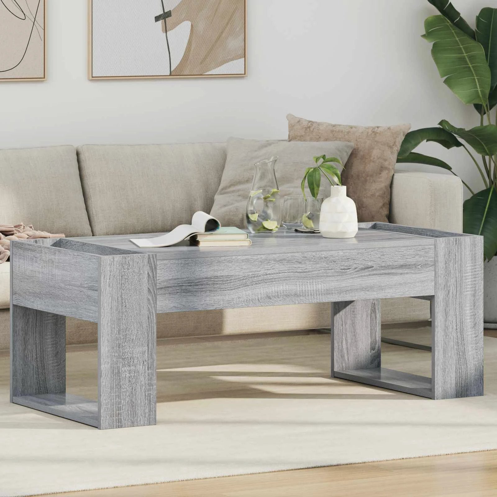 VidaXL Coffee Table 110x50x41 Minimalist Wood by vidaXL