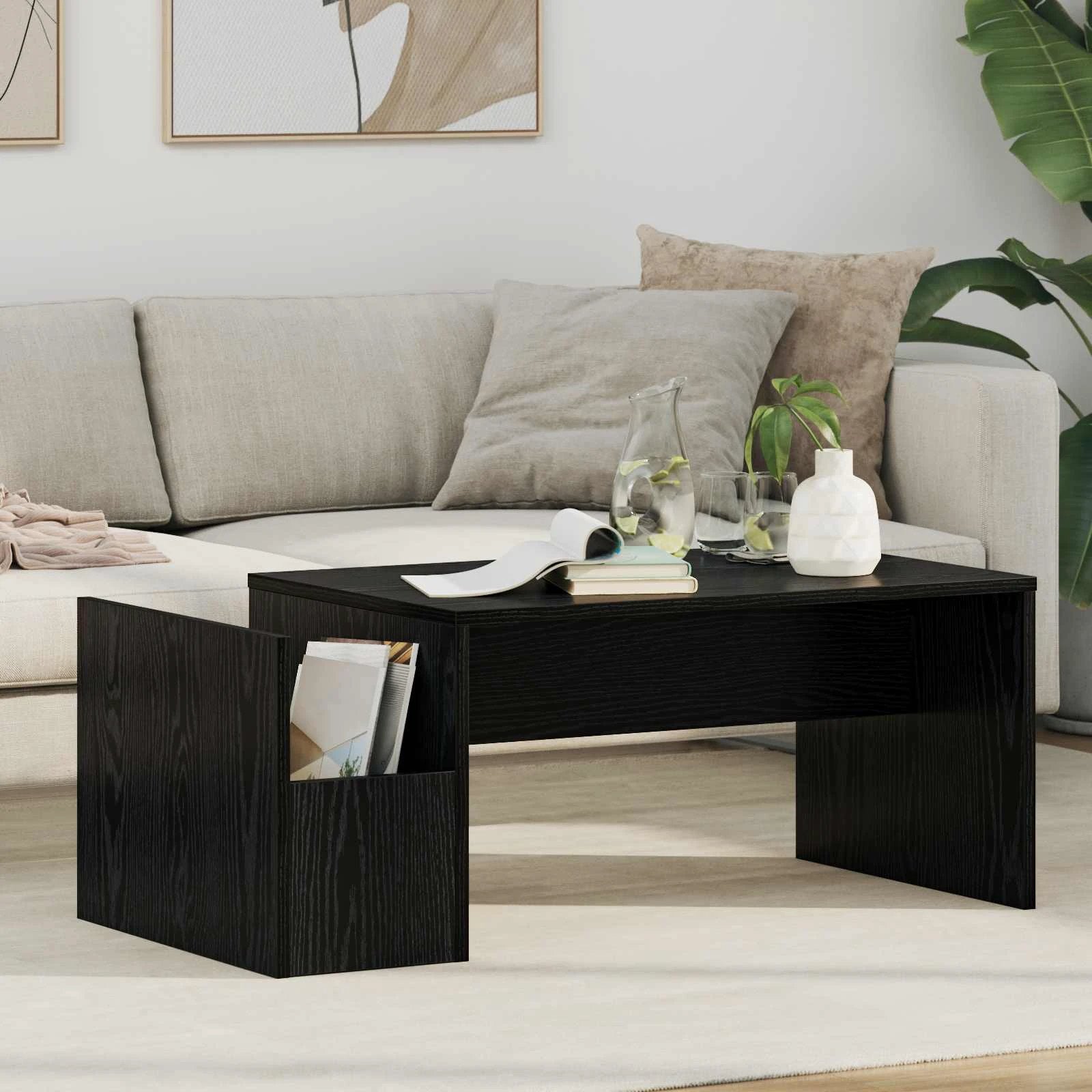 VidaXL Coffee Table 90 x 45 x 35 cm Modern Engineered Wood Living Room Centerpiece by vidaXL