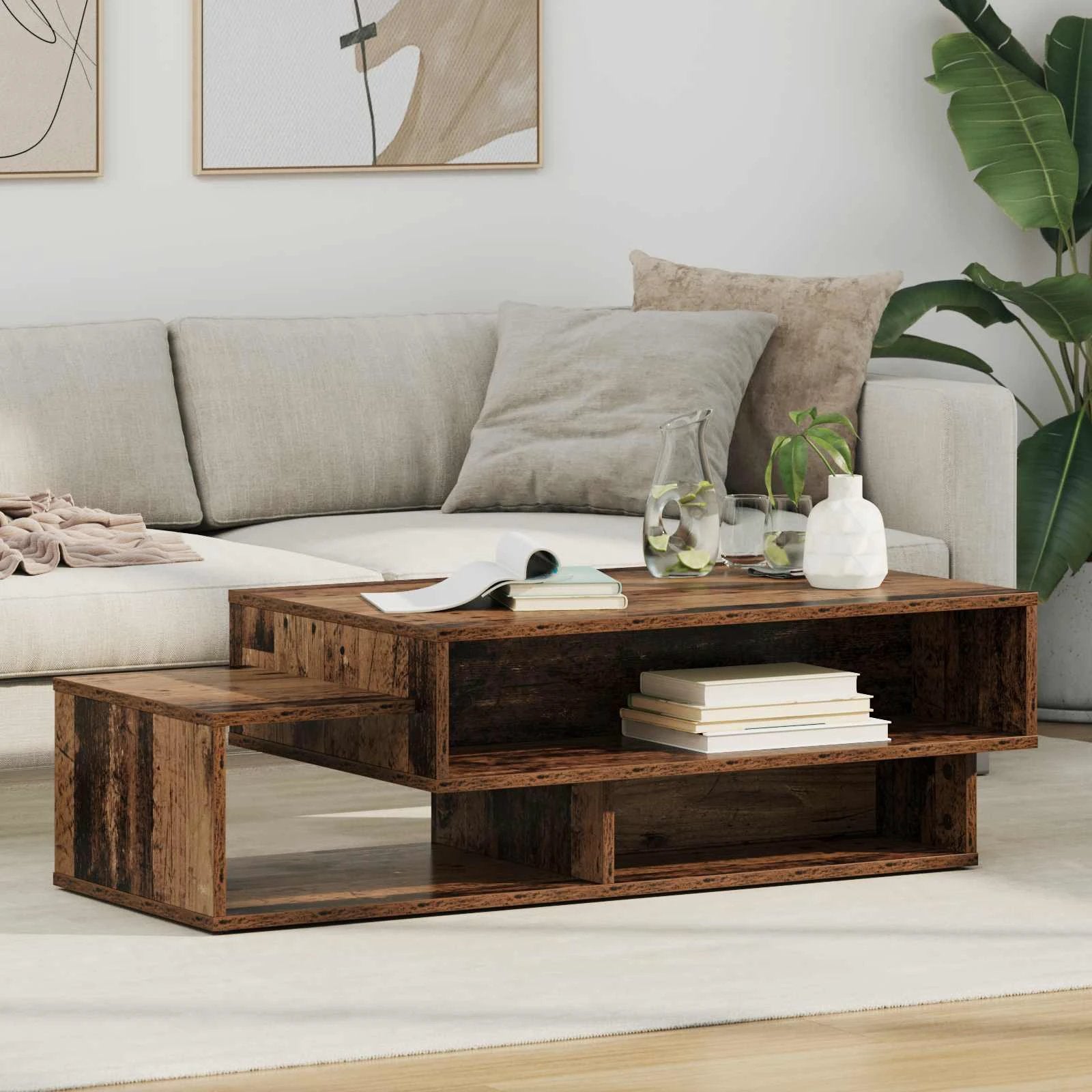 vidaXL VidaXL Coffee Table 105x50x32.5 Engineered Wood - Coffee Table