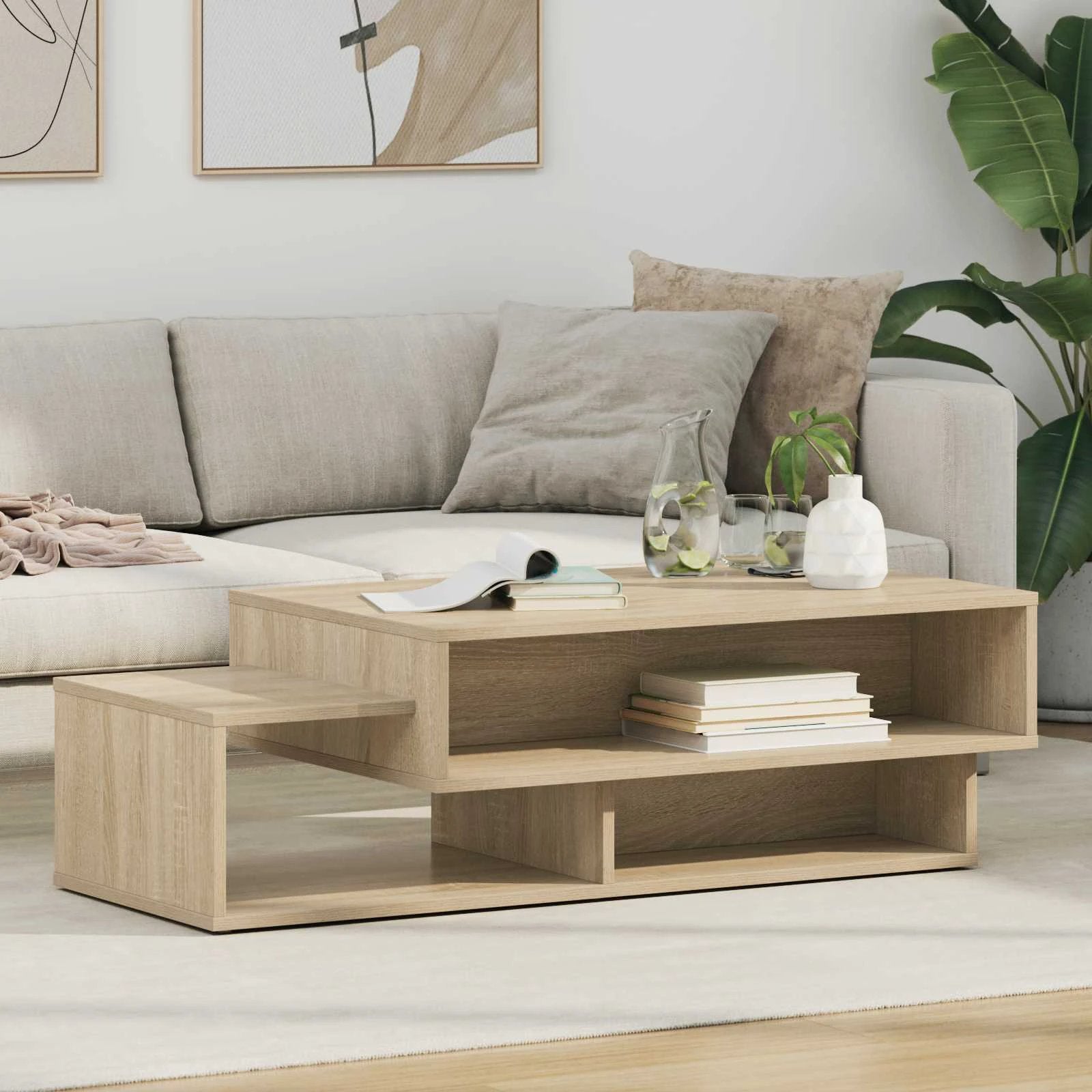 vidaXL VidaXL Coffee Table 105x50x32.5 Engineered Wood - Coffee Table